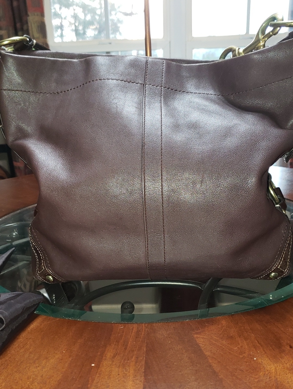 💘🖤💘 BROWN COACH CARLY LIMITED EDITION LEATHER SHOULDER VINTAGE HOBO BAG 10616 - Picture 4 of 13